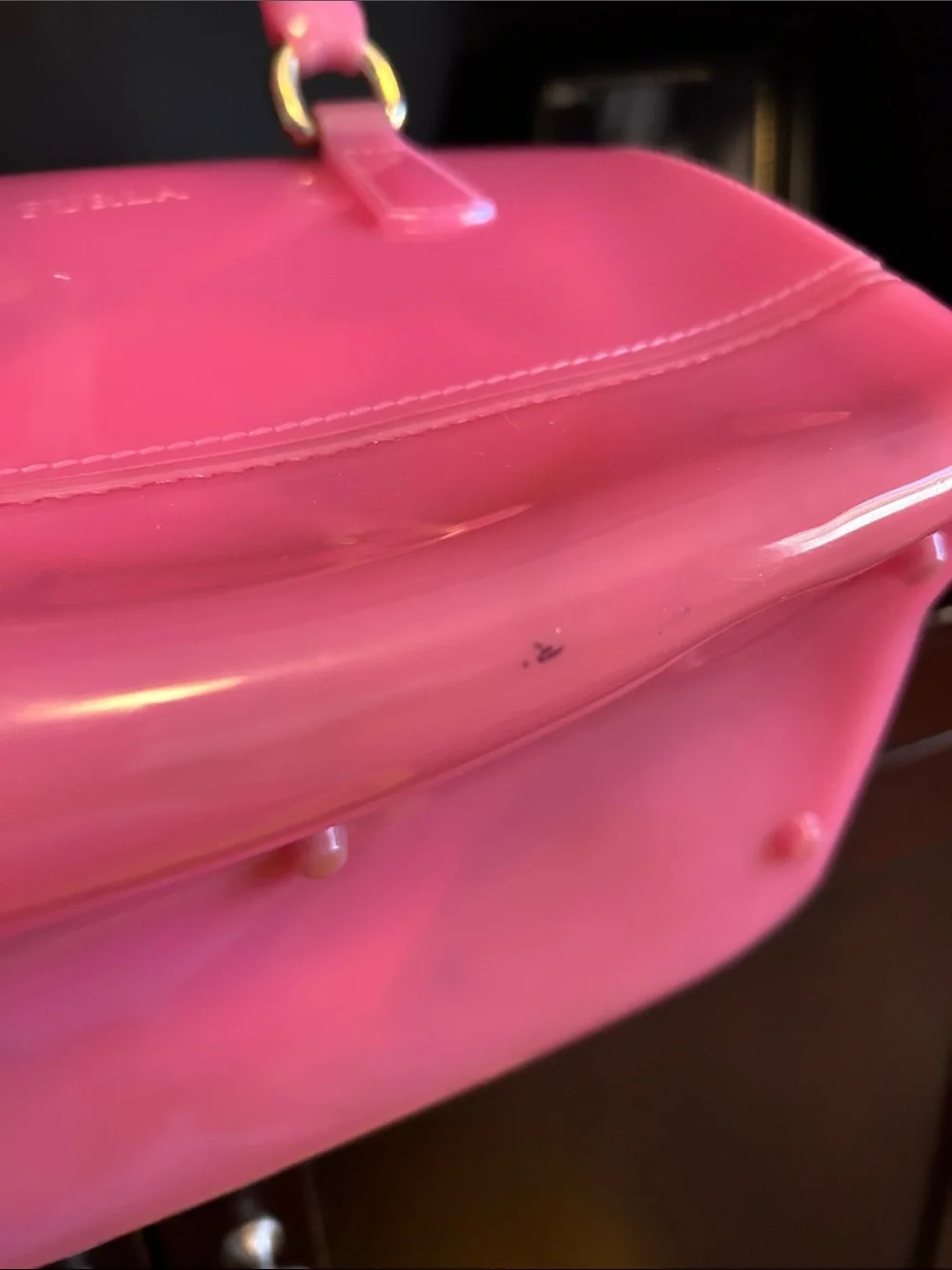 Furla bright pink